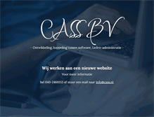 Tablet Screenshot of cass.nl