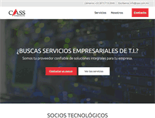 Tablet Screenshot of cass.com.mx